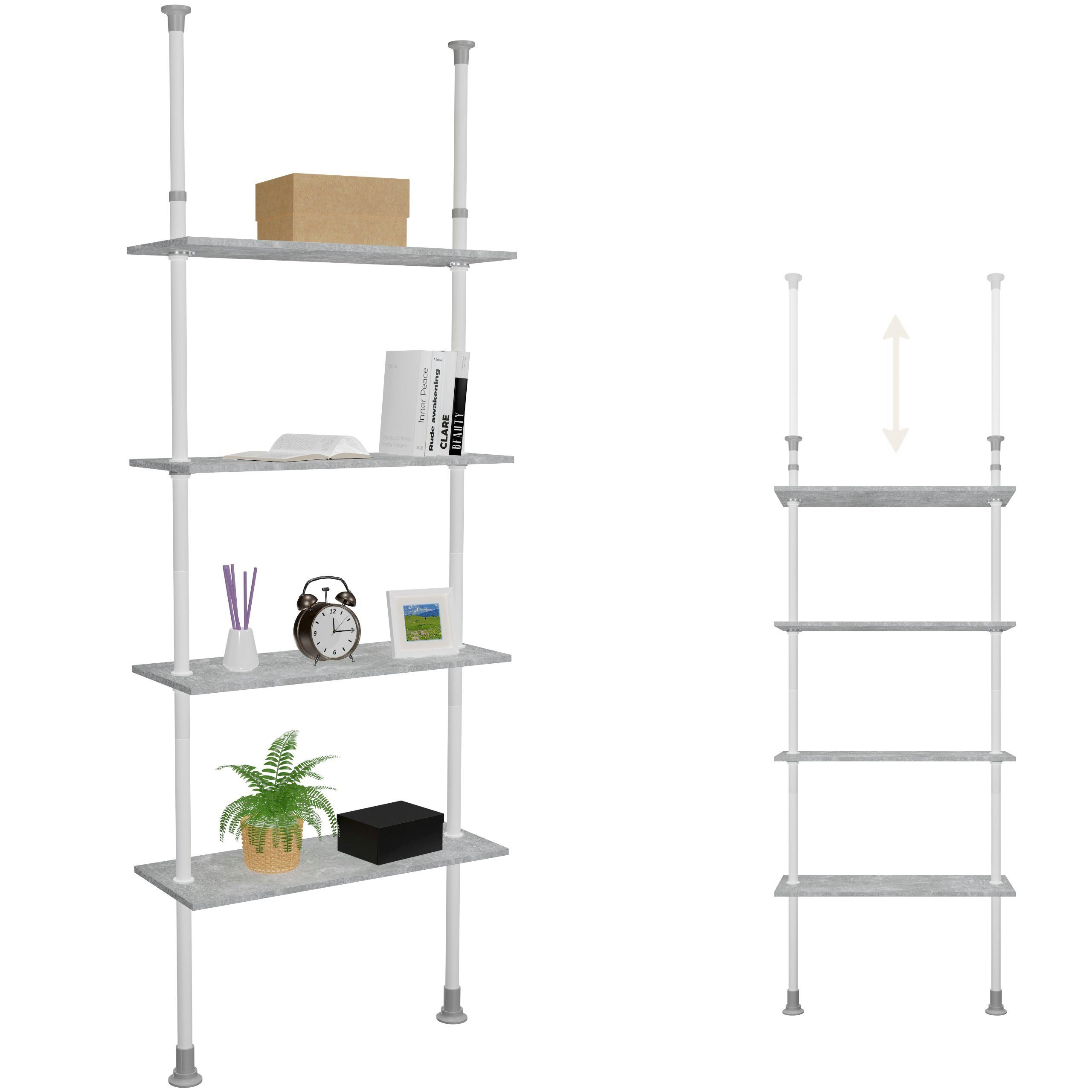 Kopinma Teleskopregal Für Schrank - Verstellbare Einlegeböden Ohne Bohren